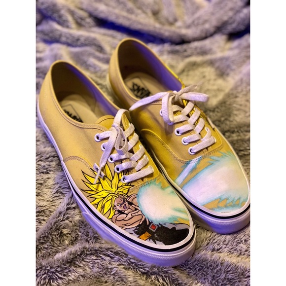 dragon ball z vans high tops